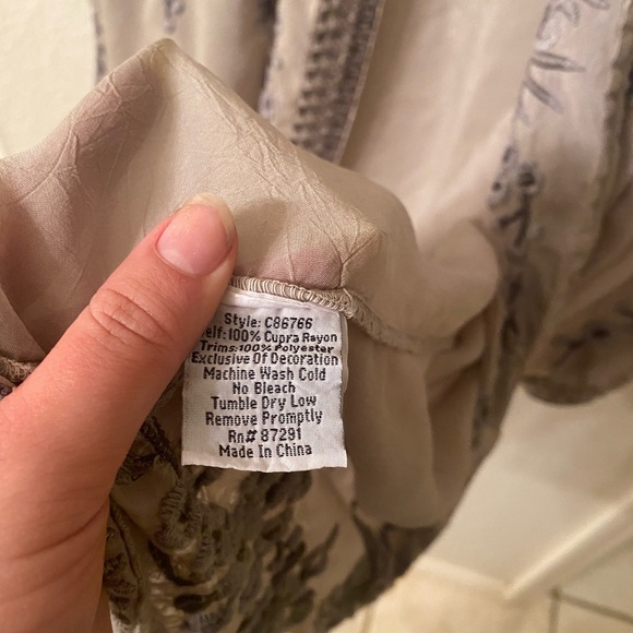 Johnny Was Grey Kimono - Picture 4 of 5